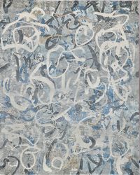 Gianni Hand-Loomed Silver & Blue Rug, 6' x 9'