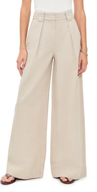 Apiece Apart Eli Wide Leg Pants Feather Gray 12