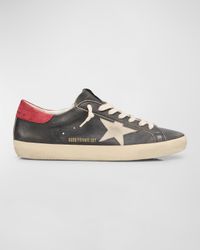 Men's Superstar Leather Low-Top Sneakers