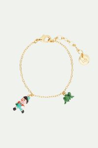 Les Nereides - Bracelet fin pinocchio et cricket - Taille Unique - Multicolore
