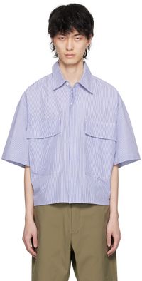 B1ARCHIVE Chemise bleue à rayures