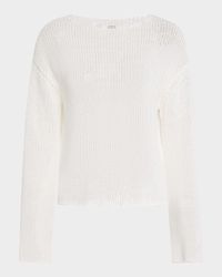 Coated Cotton Pullover