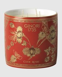 Oriente Italiano Rubrum Cuoio Rosso Candle, 700g