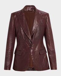 Leather Blazer