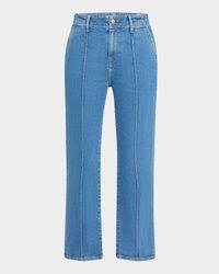Ansel Mid-Rise Crop Flare Jeans