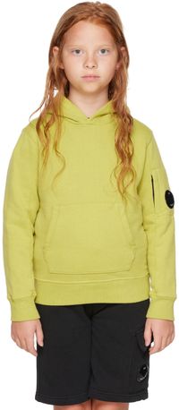 C.P. Company Kids Kids Green Basic Hoodie