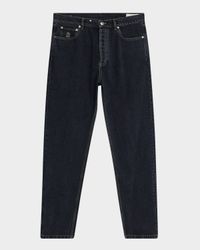 Men's Straight-Fit Dark Denim Jeans