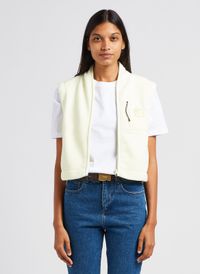 Rains - Veste Col V - Taille L - Jaune