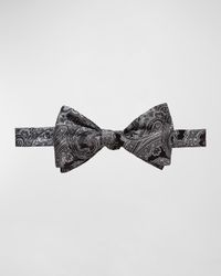 Paisley Self-Tie Silk Bow Tie