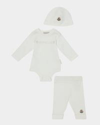 Boy's Bodysuit, Pants, and Hat Gift Set, Size 0M-6M