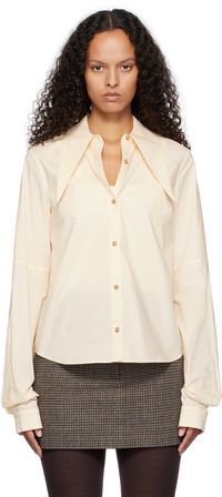 The Garment Chemise Cyprus beige à manches prolongées