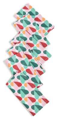 La DoubleJ Set of 6 Large Linen Napkins Farfalle One Size