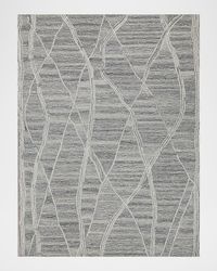 Tangiers Hand-Tufted Gray/Ivory Rug, 8' x 10'