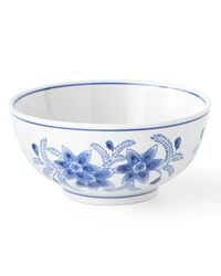 Set of 12 Assorted Blue & White Cereal Bowls