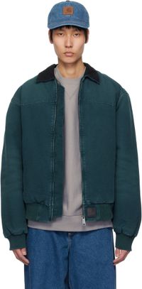 Carhartt Work In Progress Blue OG Santa Fe Jacket
