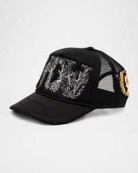 Men's Baroque Embroidered Trucker Hat
