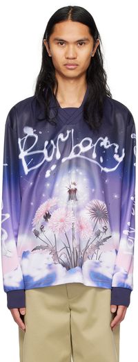 Burberry Purple Dandelion Polo