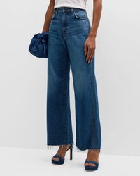 Taylor Cropped High Rise Wide-Leg Jeans