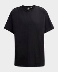 Short-Sleeve Straight Cotton T-Shirt