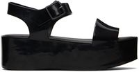 Melissa Black Mar Platform Sandals
