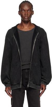 We11done Black Studded Hoodie