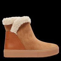 See By Chloe - Bottes fourrées en cuir - Taille 41 - Marron