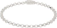 Hatton Labs Bracelet belcher argenté à chaine à taille diamant