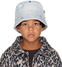 Wynken Kids Blue Denim Wave Bucket Hat