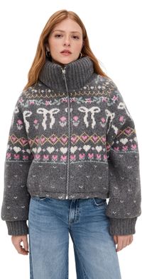 BLANKNYC Dream Chaser Sweater Grey Combo M