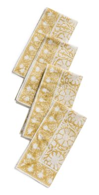 Kim Seybert Provence Napkins Set of 4 Yellow One Size