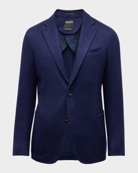Men's Solid Cashmere Blazer