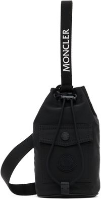Moncler Black Trick Drawstring Pouch
