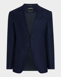 Men's Prince of Wales Wool Jacket