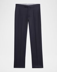 Men's Slim Wool Trousers