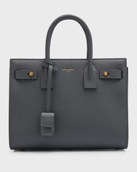 Sac De Jour Baby Top-Handle Bag in Grained Leather