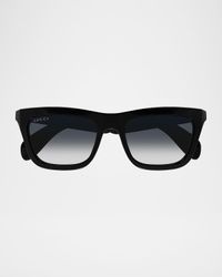Men's Mods 53mm Square Plastic Sunglasses