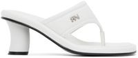 Reike Nen White Padded Heeled Sandals