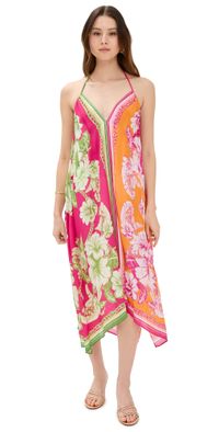 FARM Rio Floral Elegance Mixed Scarves Long Cover Up Floral Elegance Mixed Scarves S