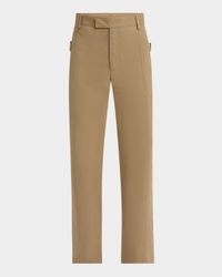 Men's Cotton Side-Adjuster Pants