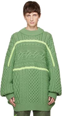 Robyn Lynch Green Crewneck Sweater