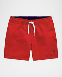Boy's Traveler Swim Trunks, Size 2-7