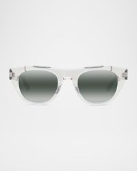 Men's Belvedere 07 Acetate Square Sunglasses