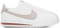Nike White & Pink Cortez Sneakers