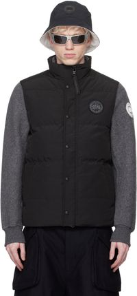 Canada Goose Veste Garson noire rembourrée en duvet - Black Label