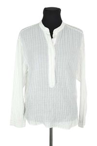 Chloe Stora - Seconde Main - Blouse en coton - Taille S - Blanc