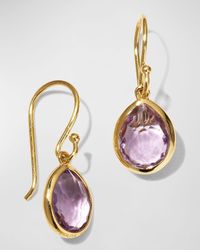 Teeny Teardrop Earrings in 18K Gold