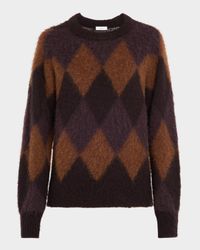 Ezra Argyle Crewneck Sweater