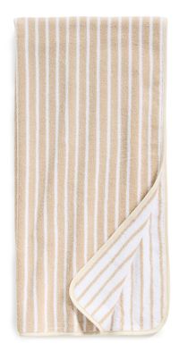 Weezie Patterned Signature Bath Towel Parker Sand One Size