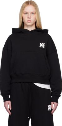 AMIRI Black MA Core Logo Hoodie