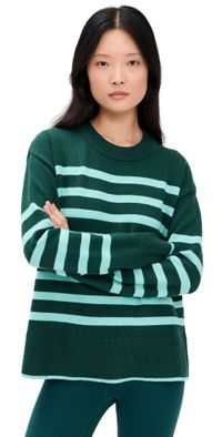Addison Bay Carlyle Crew Neck Pullover Ivy/Mint XL
